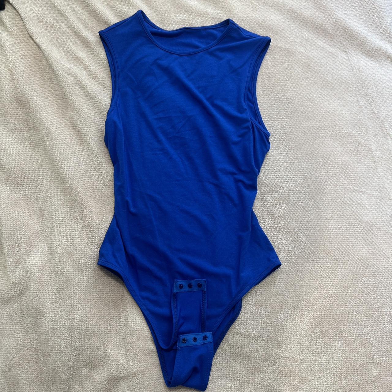 royal blue bodysuit 💤 - size s - never worn ... - Depop