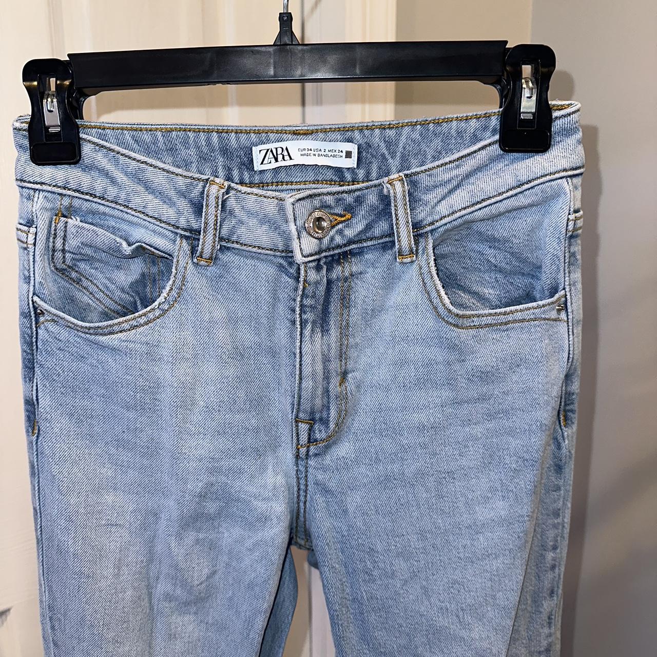 Light wash Zara jeans - Depop