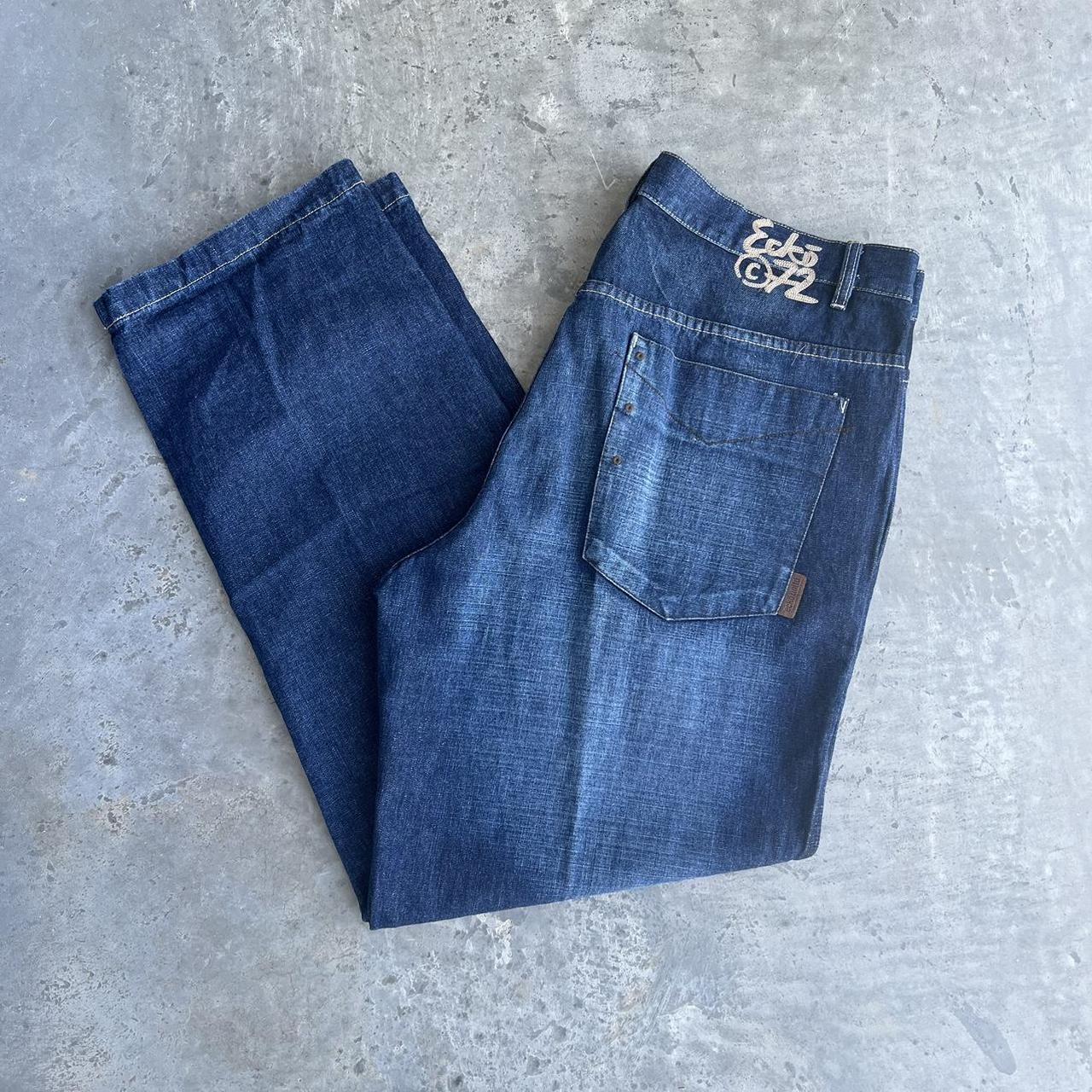 Ecko Unltd. Men's Navy Jeans | Depop