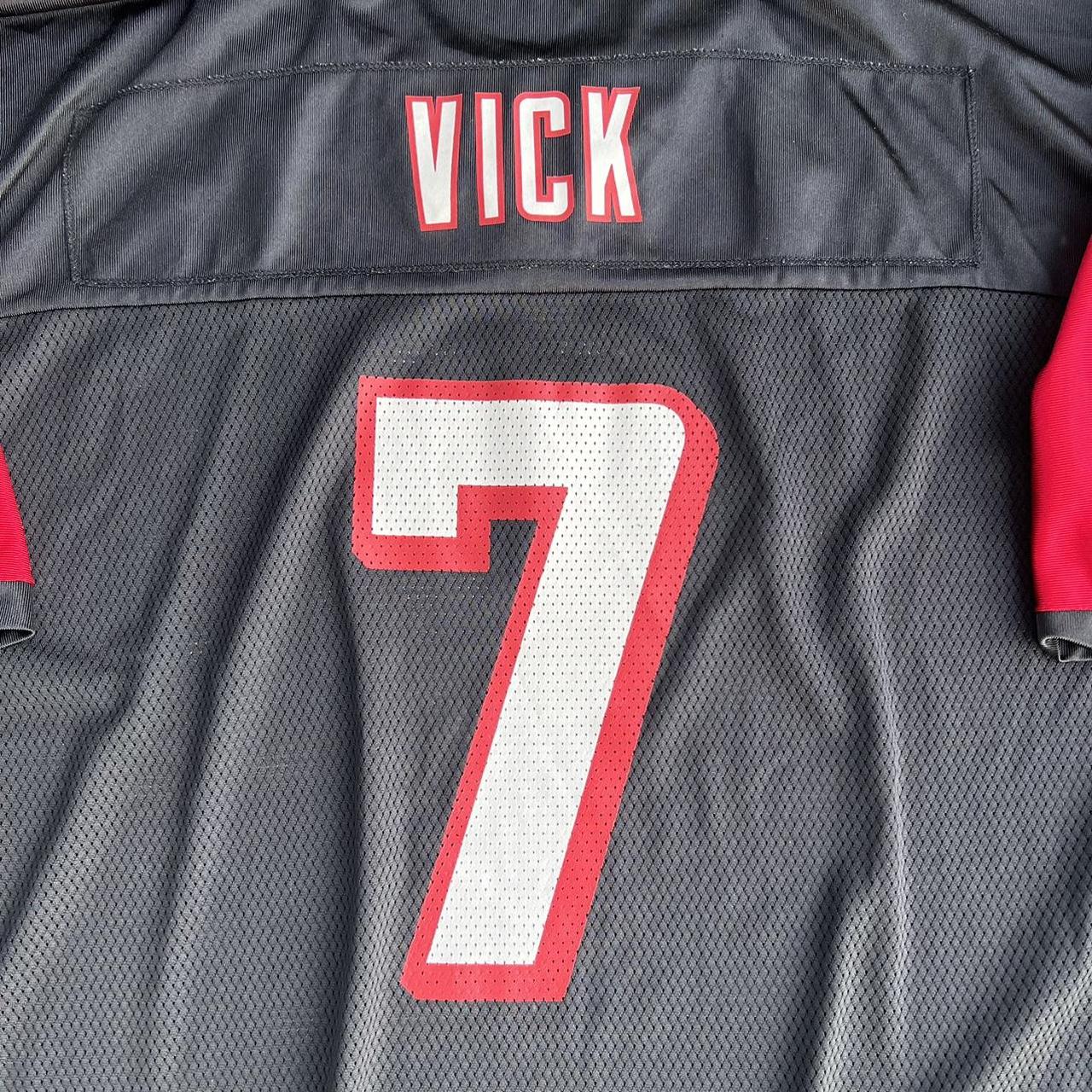 Reebok, Shirts, Atlanta Falcons Michael Vick 7 Jersey Mens Xxl Red Black  Reebok Nfl Football