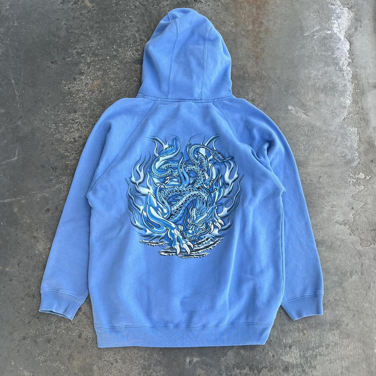 Y2K Skater Hoodie JNCO Style Pullover Vintage Top... Depop