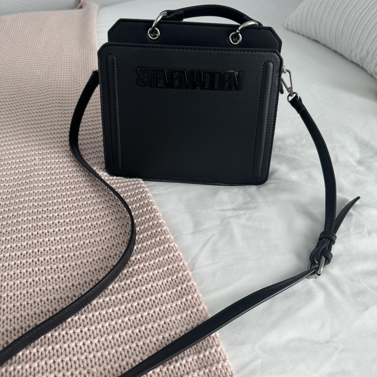 black steve madden bag - Depop