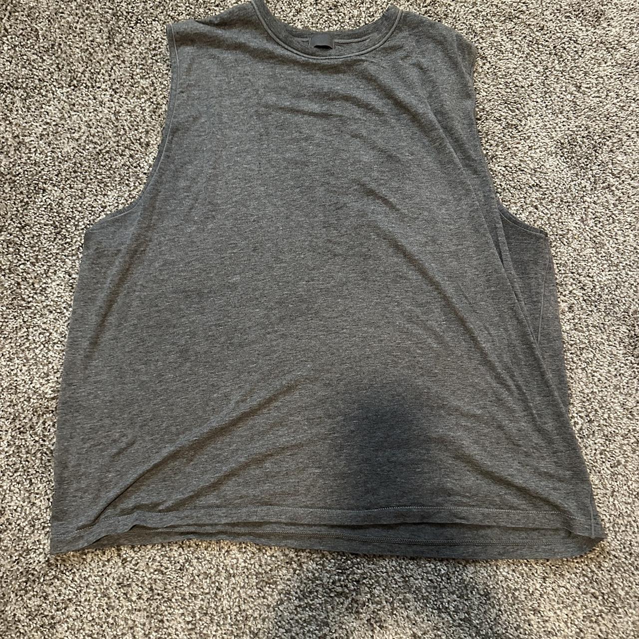 SKIMS grey muscle tank size : Large super soft and... - Depop