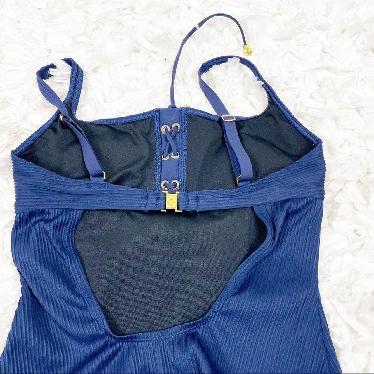 Bleu Rod Beattie Women's Blue and Gold Swimsuit-one-piece (8)