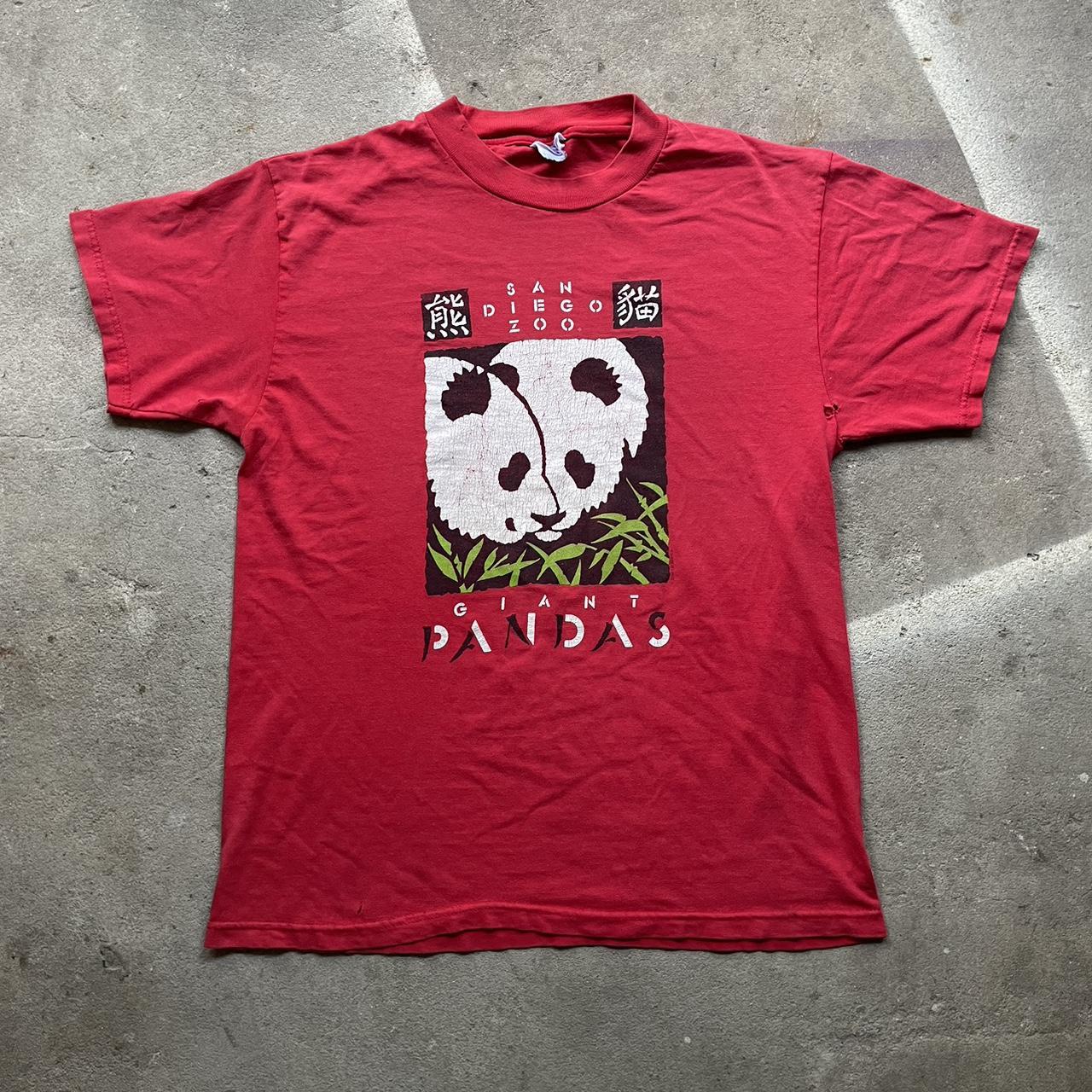 Vintage Panda San Diego zoo shirt Small, 18x25... - Depop