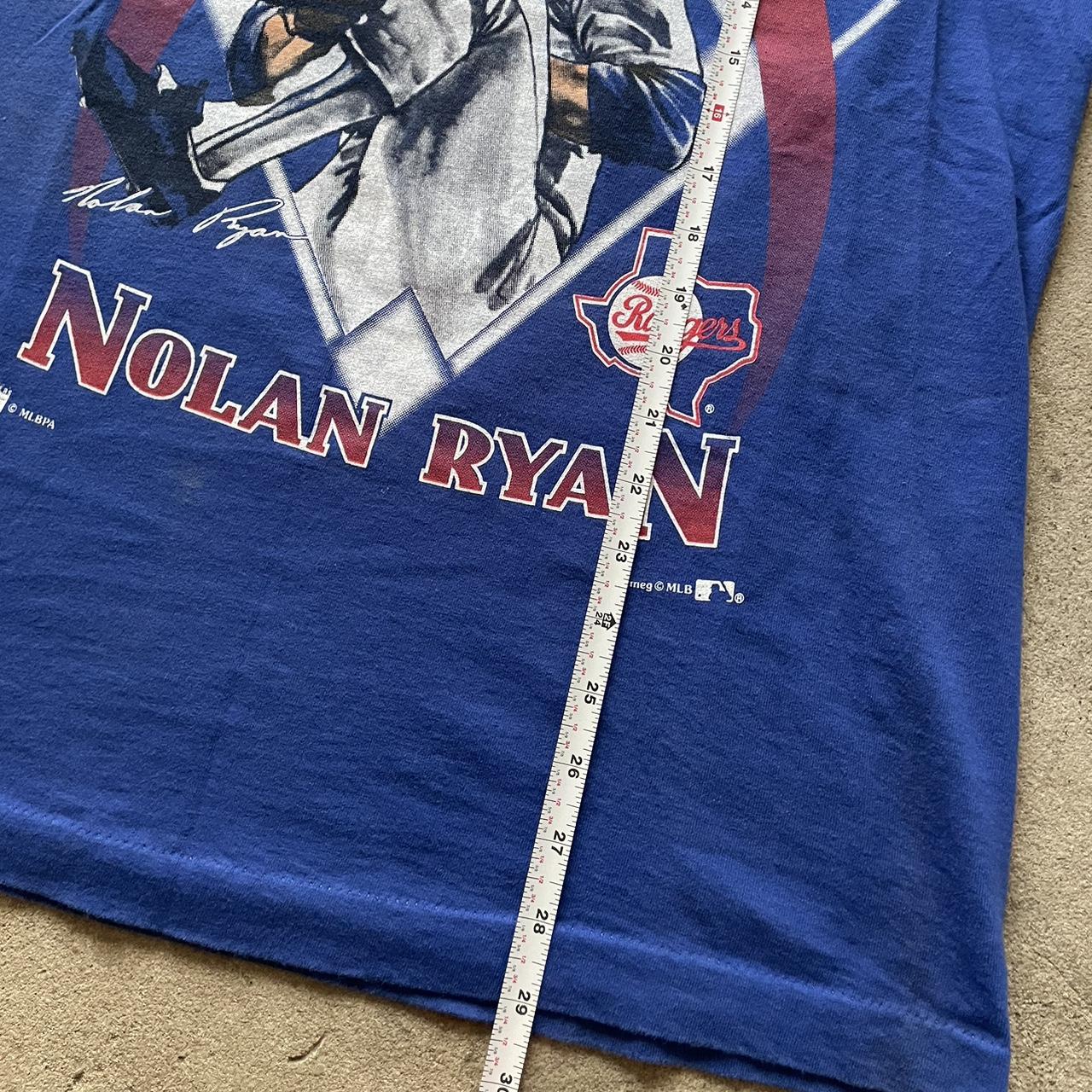 Vintage Nolan Ryan Texas Rangers Nutmeg Graphic T-Shirt Large