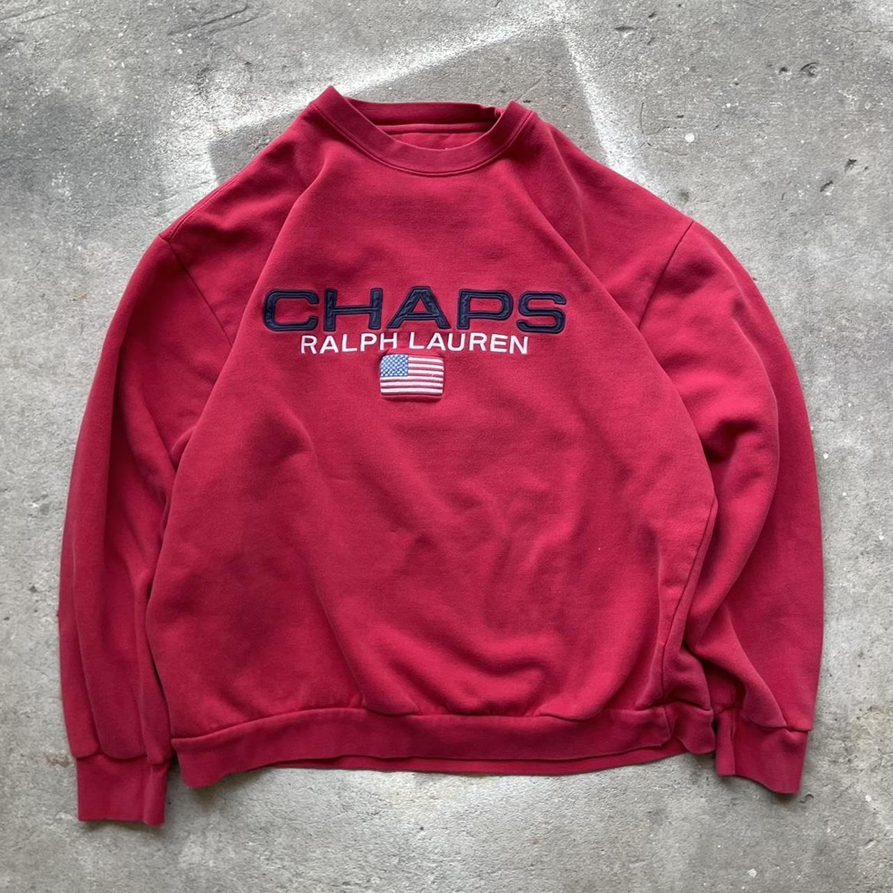 Vintage chaps ralph lauren on sale sweatshirt