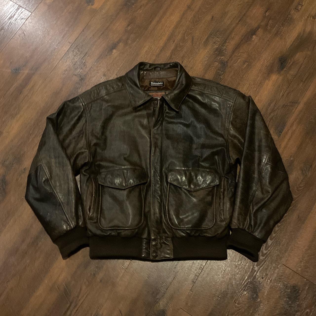 Authentic early 90s sweater jacket Lined with brown - Depop