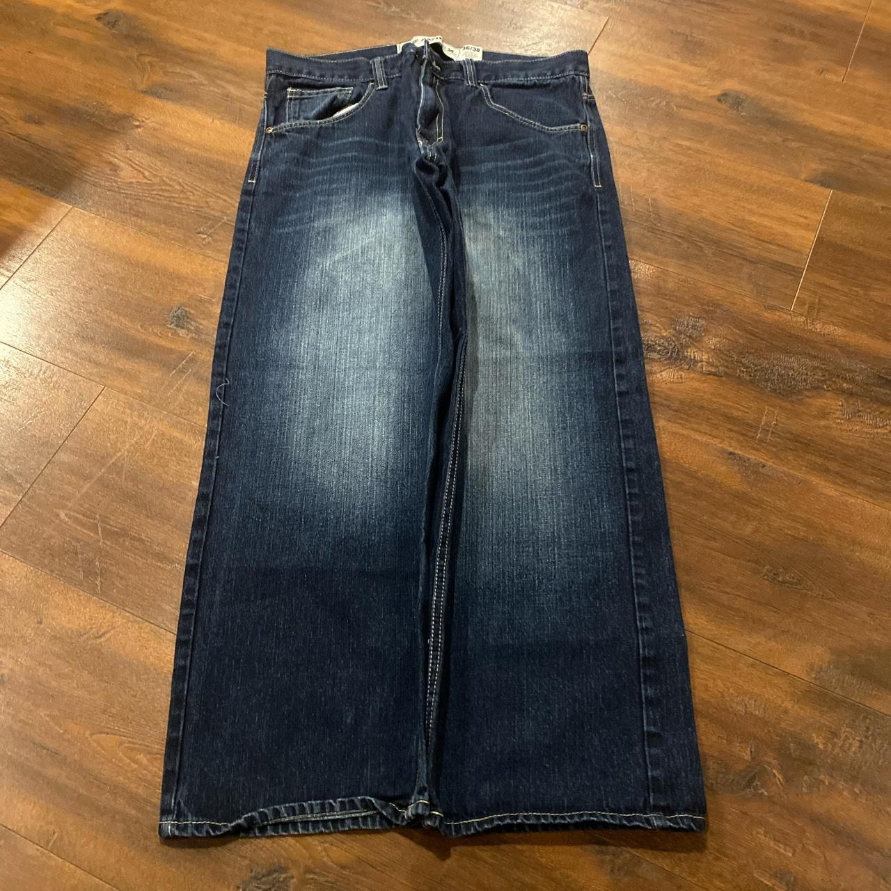 Baggy y2k Avirex jeans 36/28 10’ leg opening - Depop