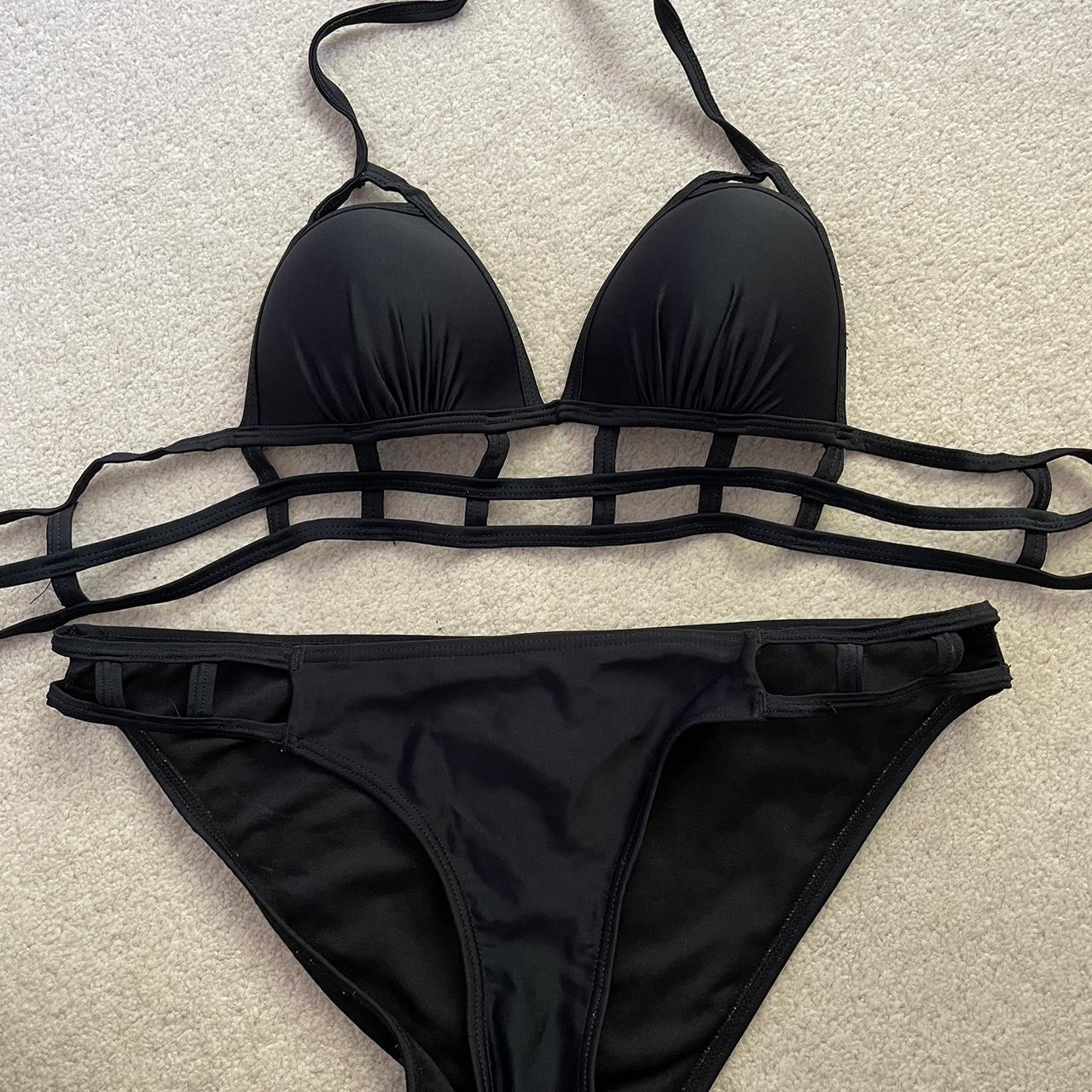 New Look Women's Black Bikinis-and-tankini-sets | Depop