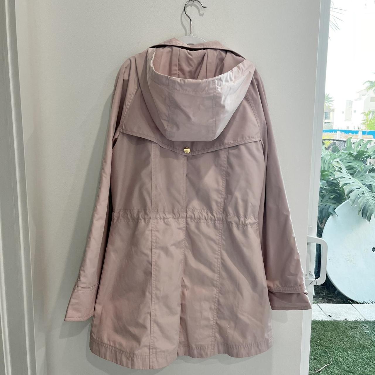 Michael kors pink outlet rain jacket