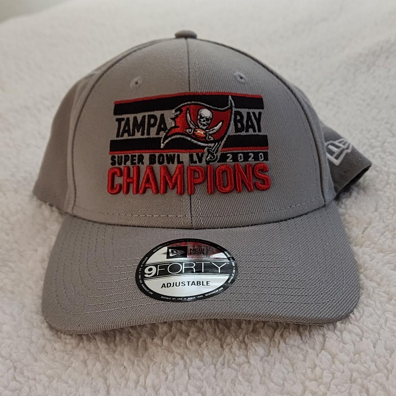 Men's New Era Gray Tampa Bay Buccaneers Super Bowl LV Champions