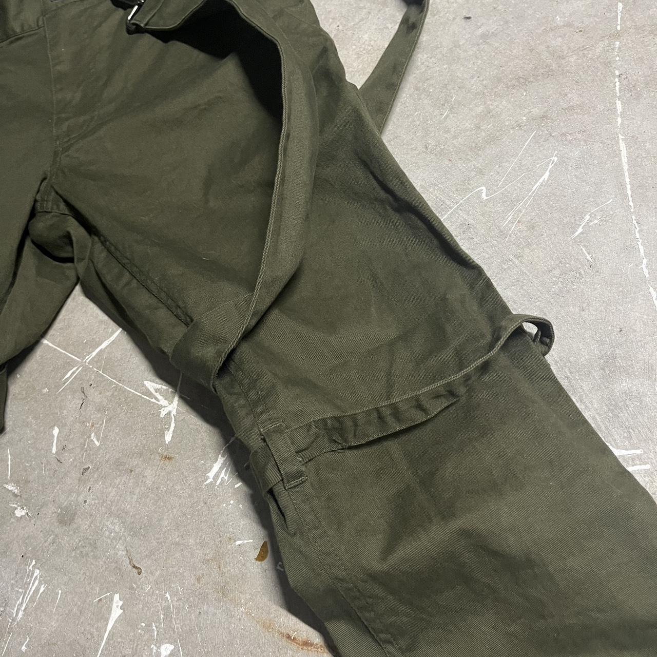 Tornado mart bondage pants , Army green cargo pants...