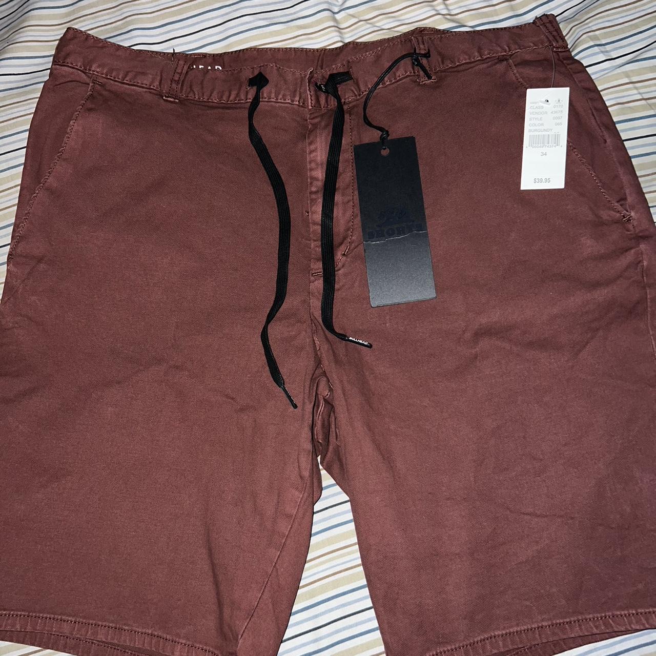 Burgundy clearance chino shorts