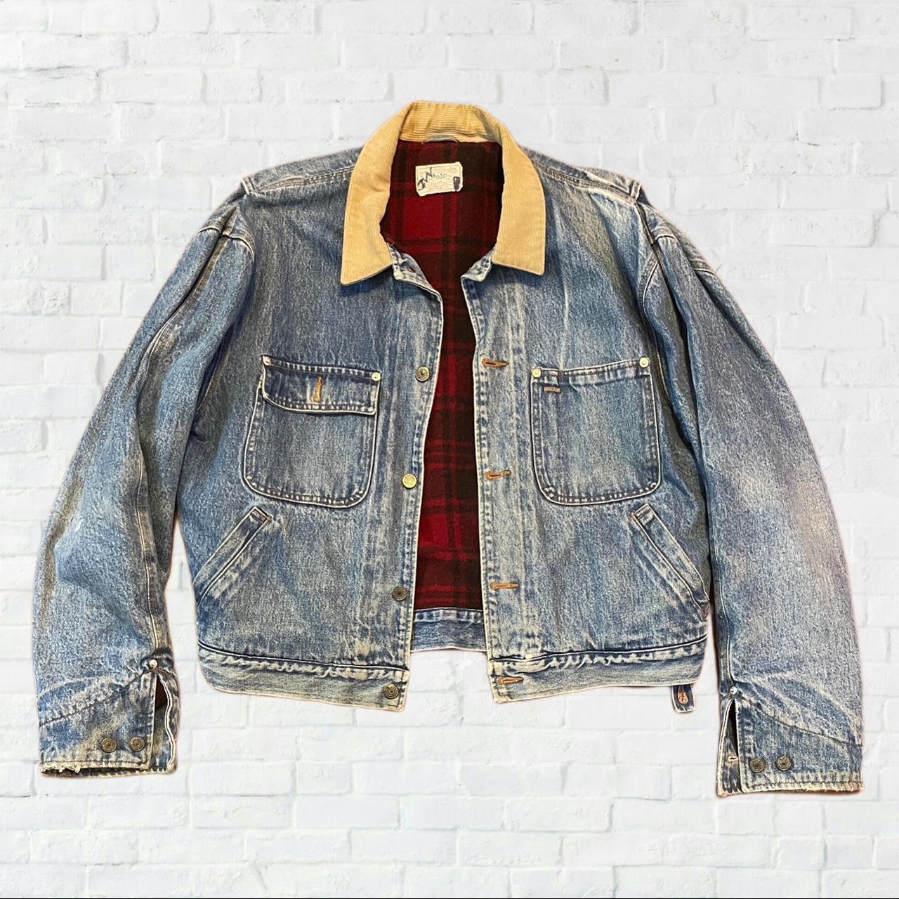 Vintage Polo Ralph Lauren denim jacket Wool flannel - Depop