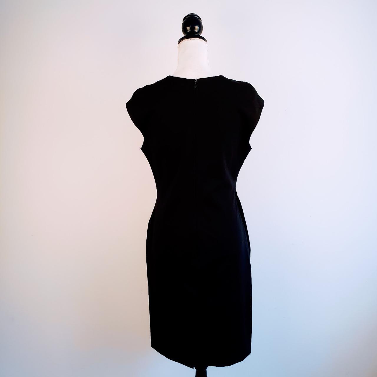 Lafayette 148 Plus Women's Black Dress | Depop