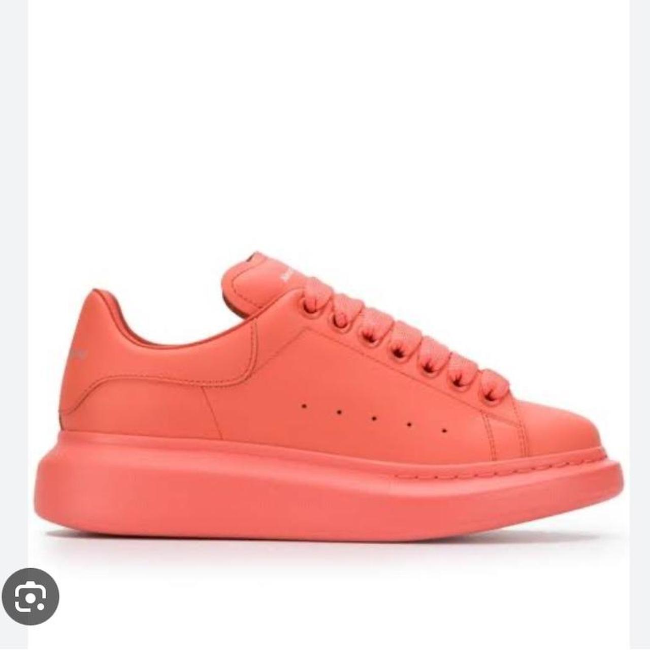 Orange alexander sale mcqueen sneakers