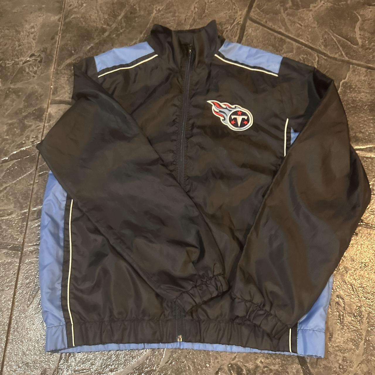 Tennessee Titans Zip Up Hoodie Size XXL - Depop