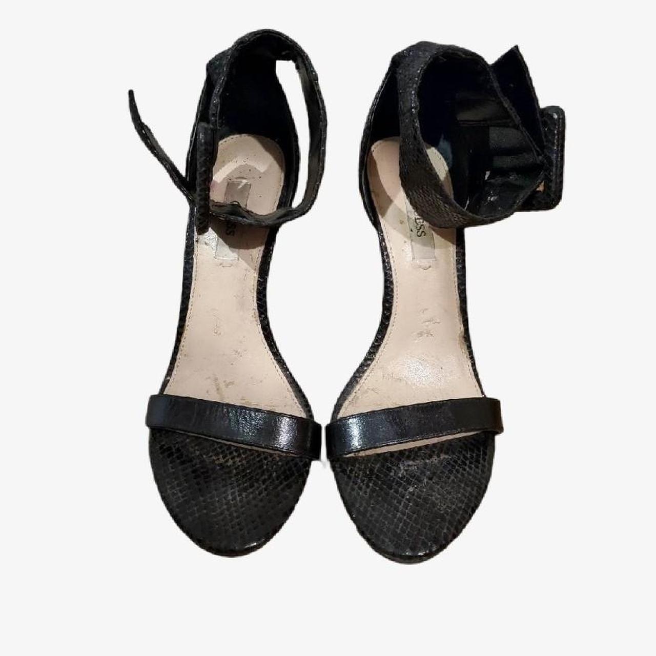 Black high heel sandal Guess size Snake Depop