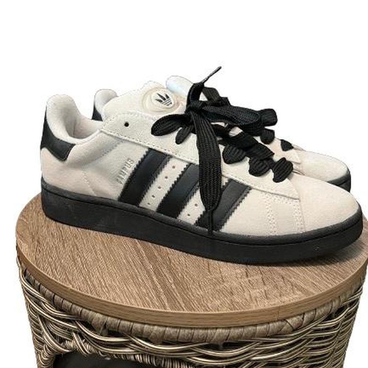 Adidas campus 00 off white and black colorway SIZE... - Depop