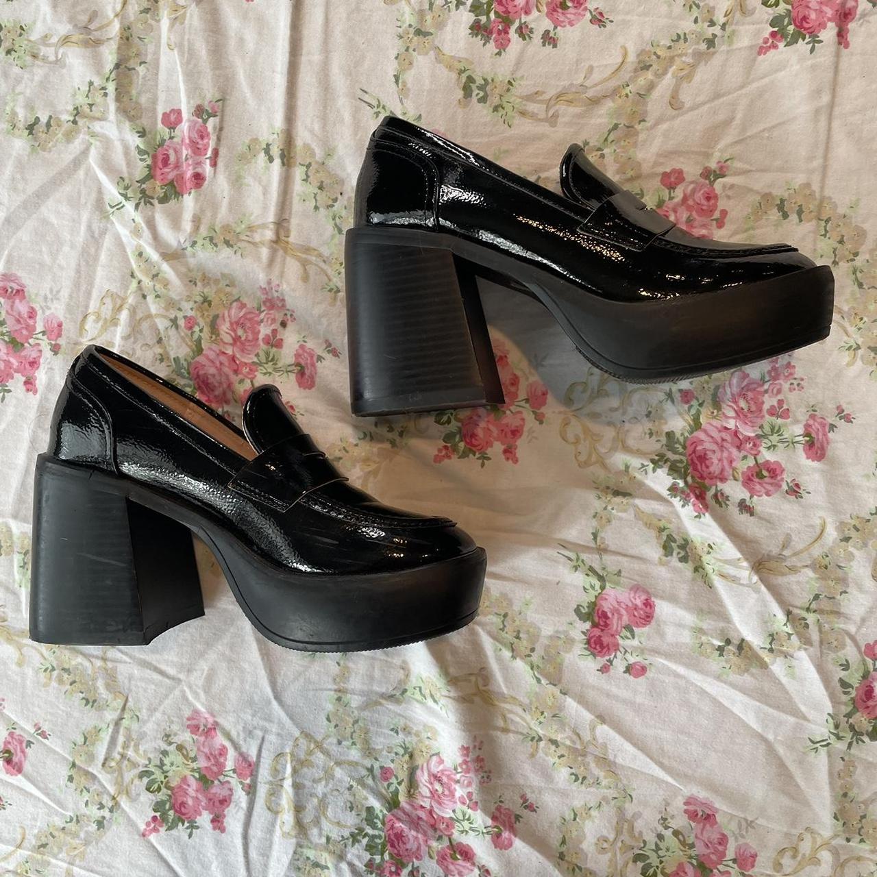 asos platform loafers
