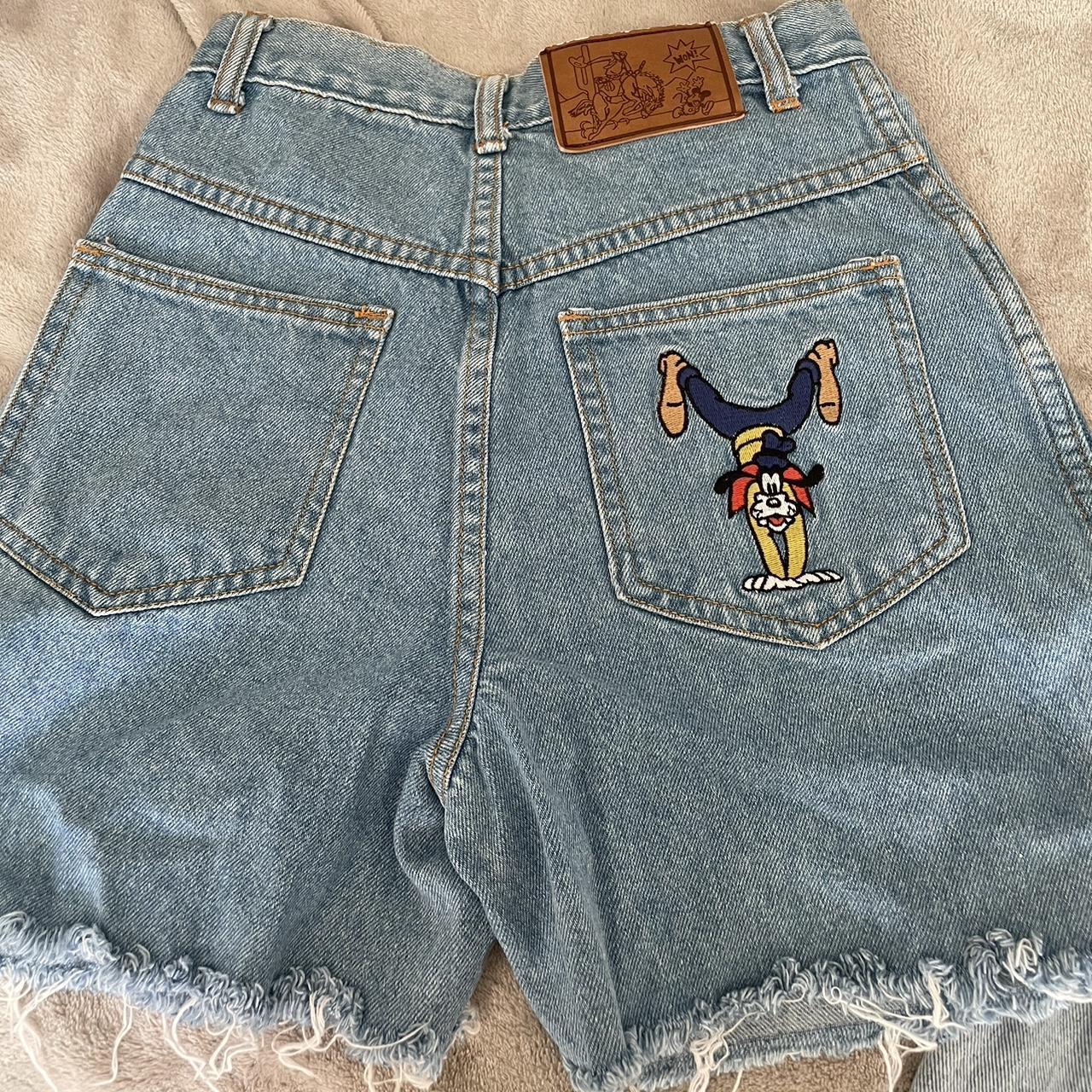 Vintage Mickey&Co Goofy embroidered shorts. Such an... - Depop