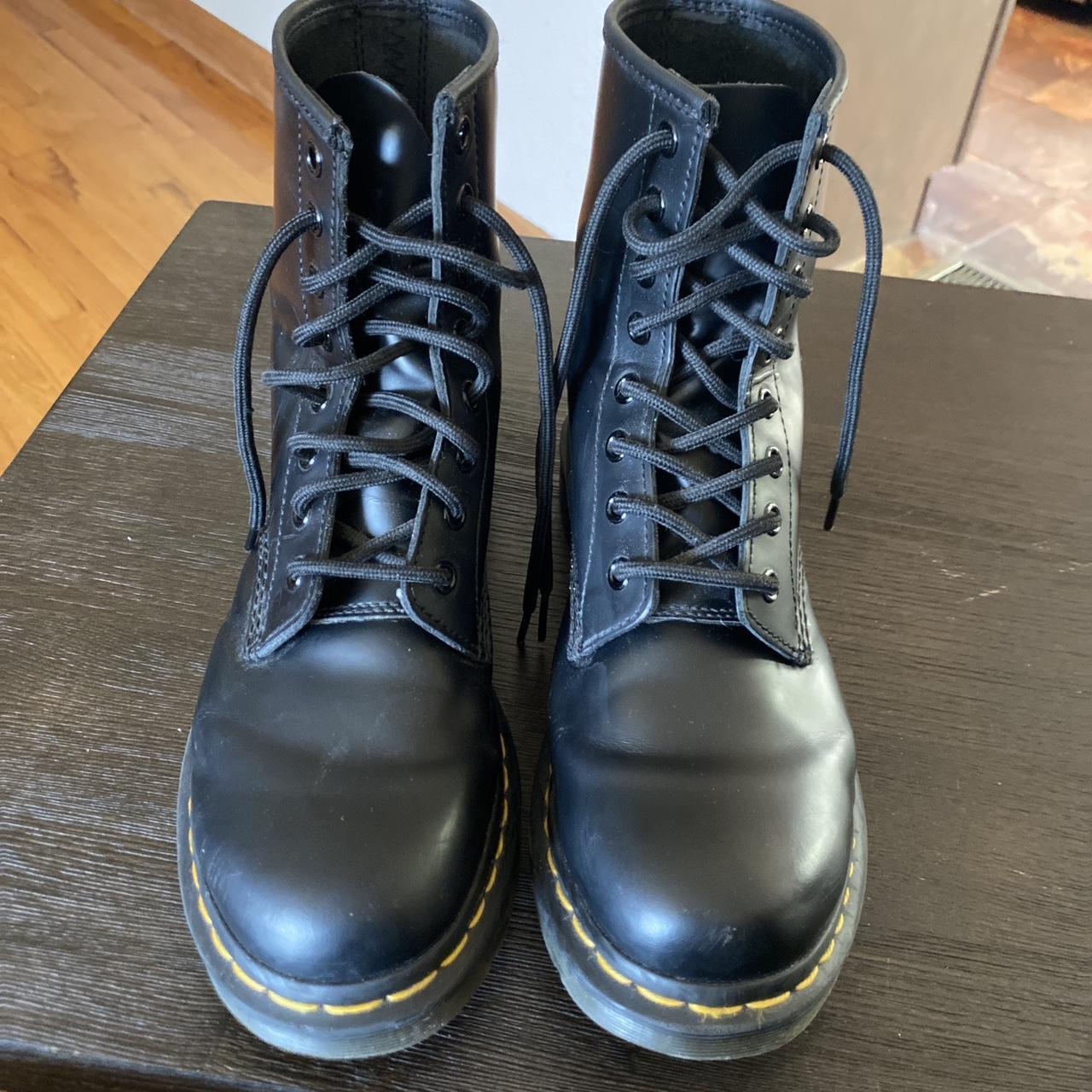 1460 W doc martens pretty worn but could never get... - Depop