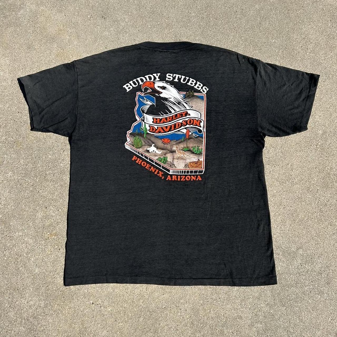 3d emblemHarley-Davidsonイーグル Tシャツ 1987年製 1987 VINTAGE 80s 3D EMBLEM HARLEY DAVIDSON EAGLE T-SHIRT SZ