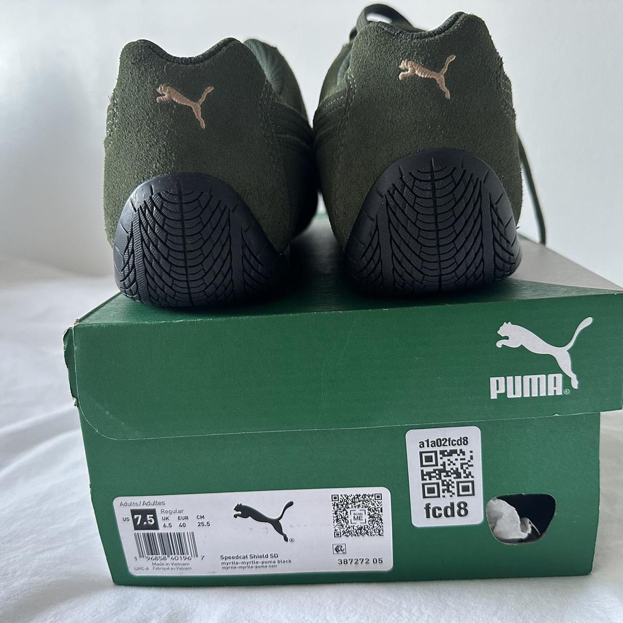 Puma Speedcat Shield Sd Myrtle Got these are they. Depop