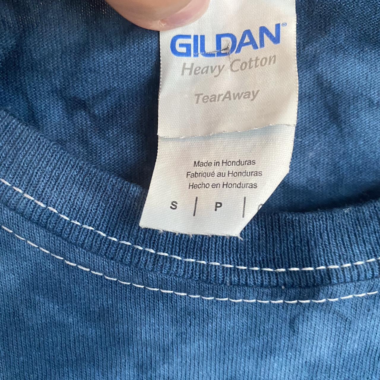 Gildan Men's Blue T-shirt | Depop