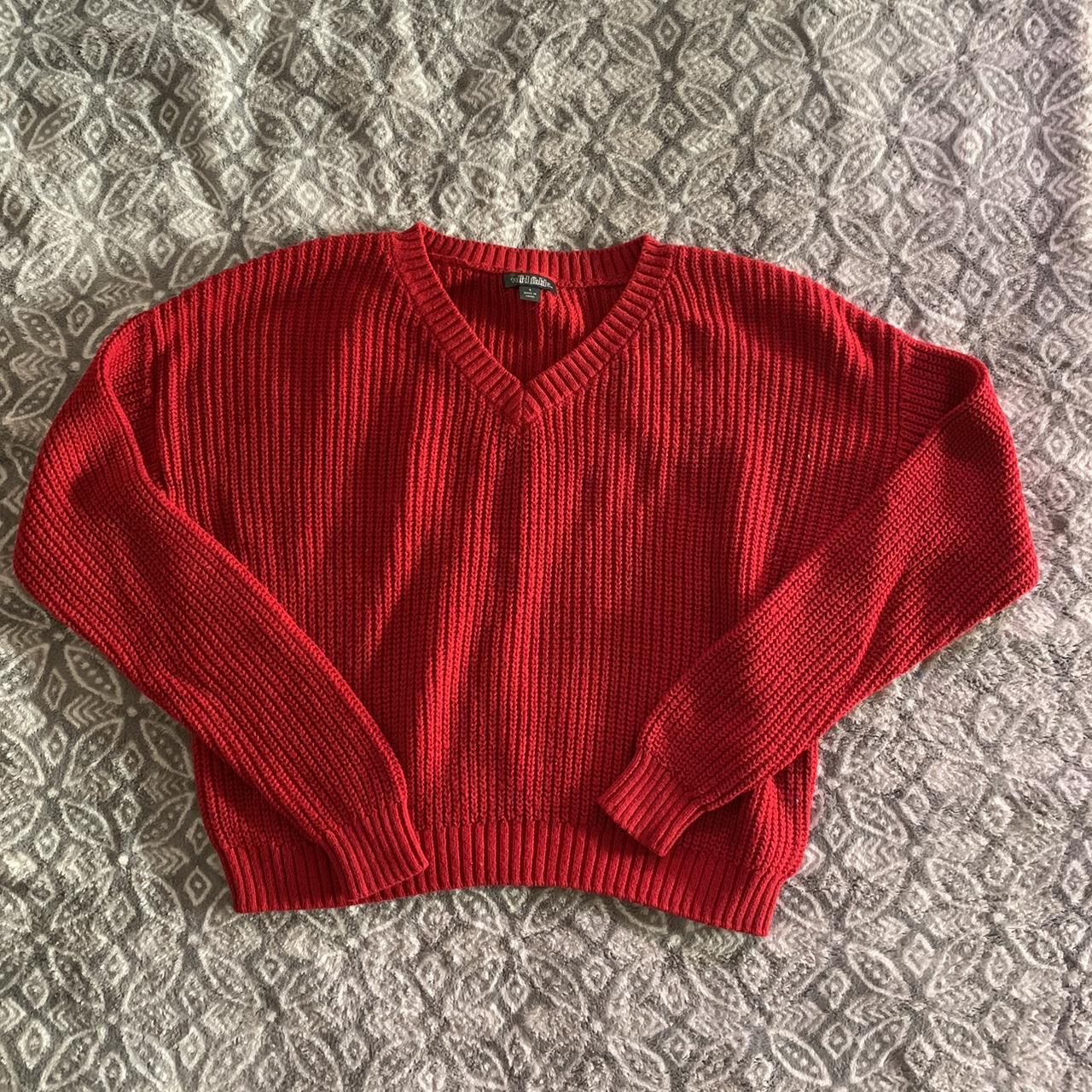 Wild Fable red knit sweater. Loved this top but is... - Depop