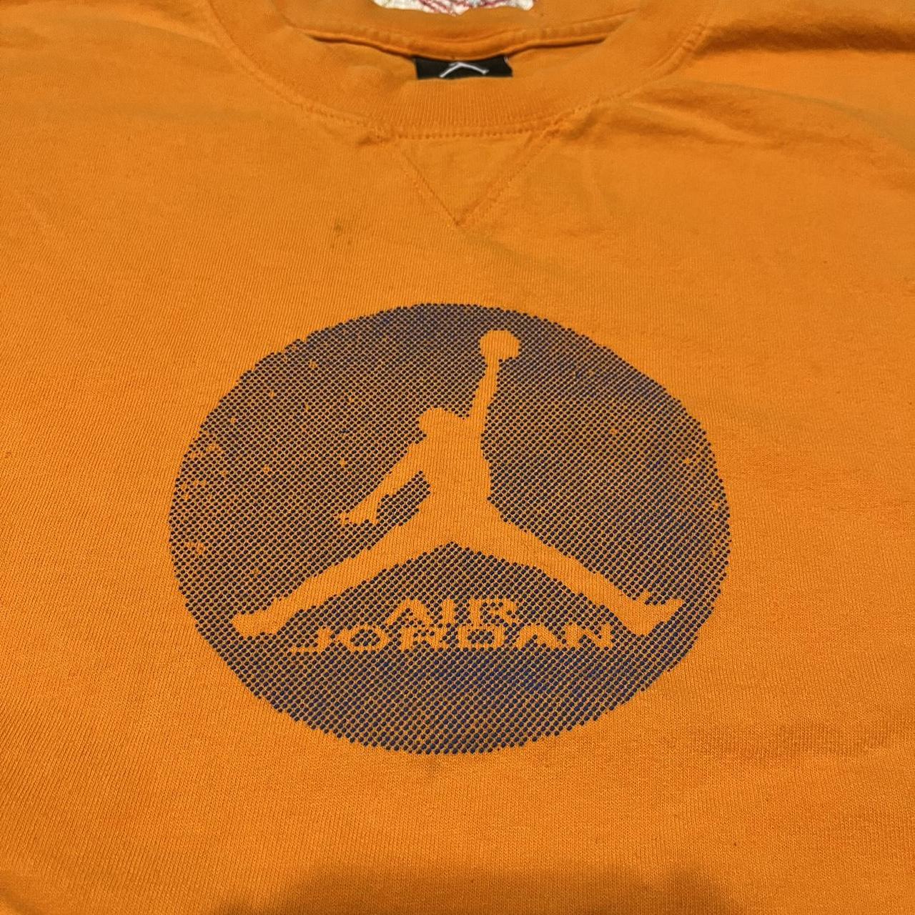 Orange and blue jordan hot sale shirt