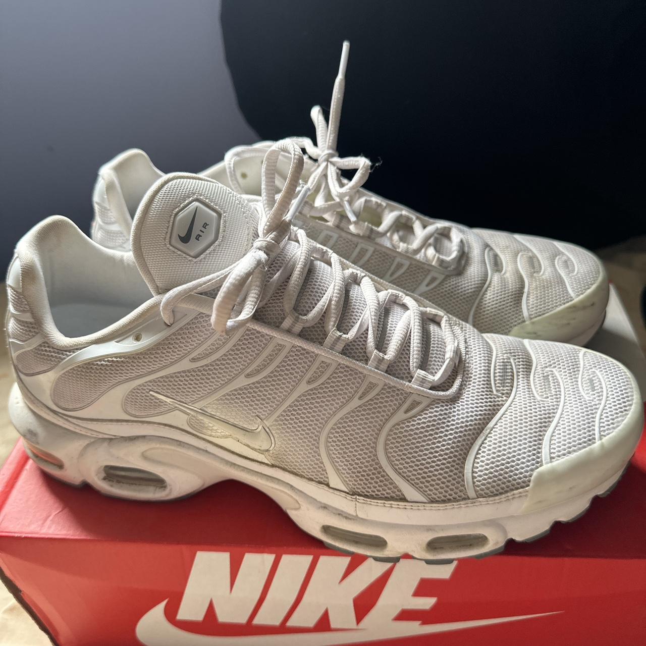 All white TNs worn a few times - Depop