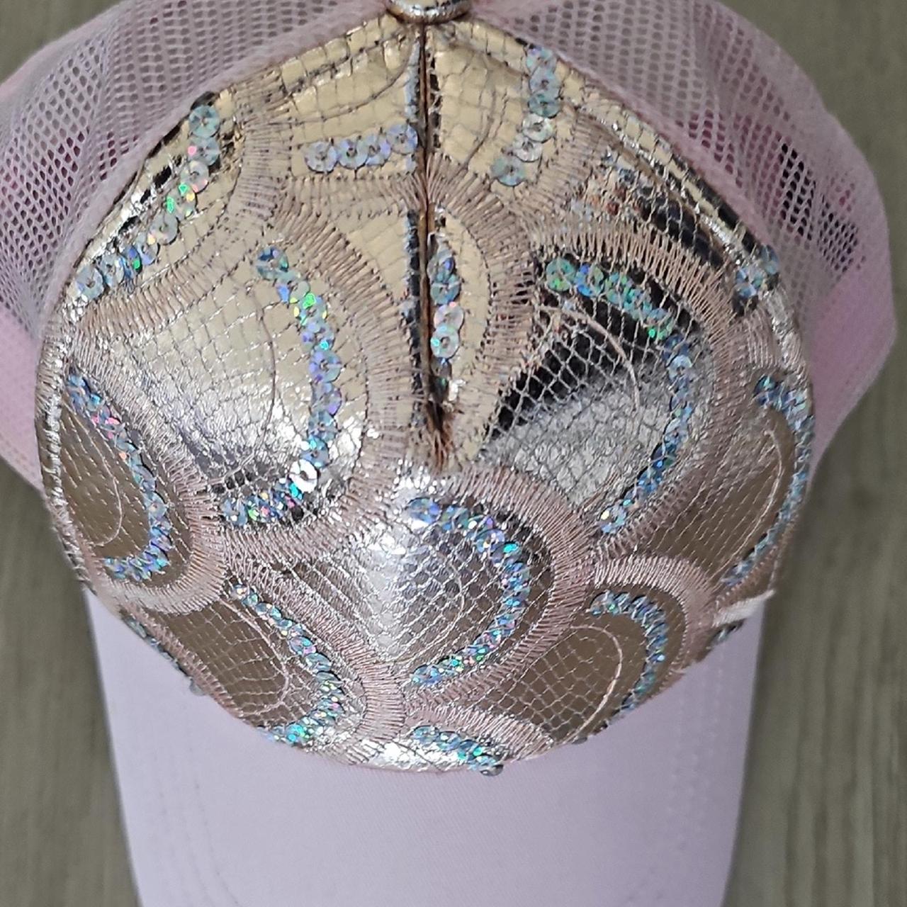 Source Unknown Women's Caps - Pink/Gold – New w o… - image 2