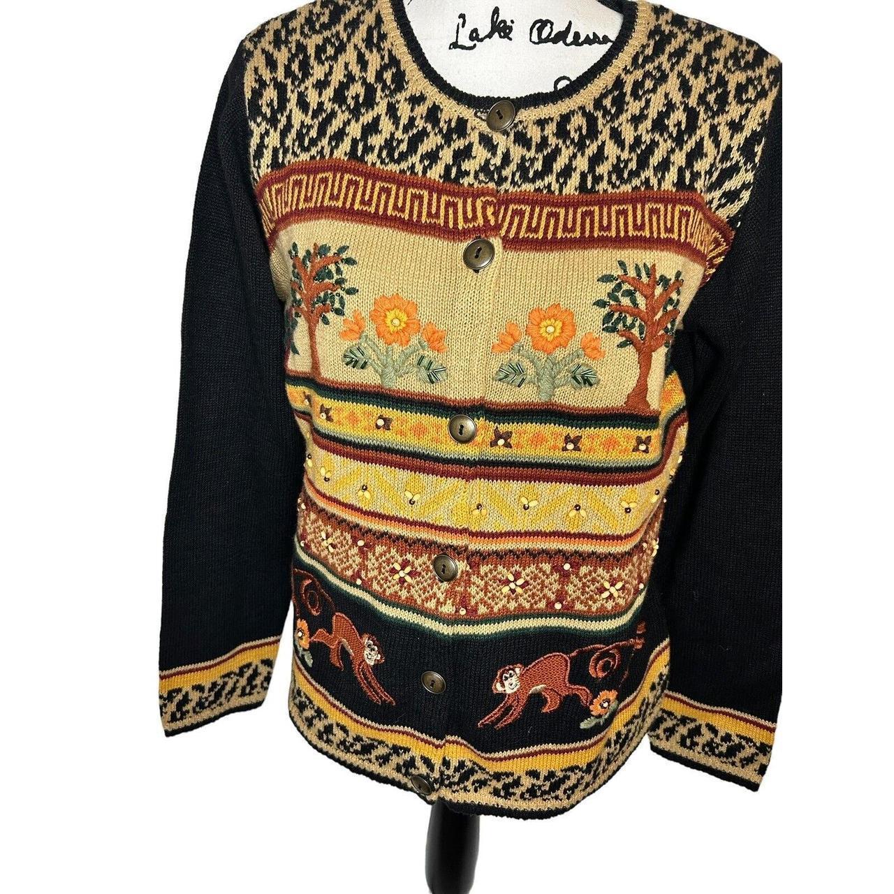 Source Unknown Women's Sweater - Multi - M – Vint… - image 1