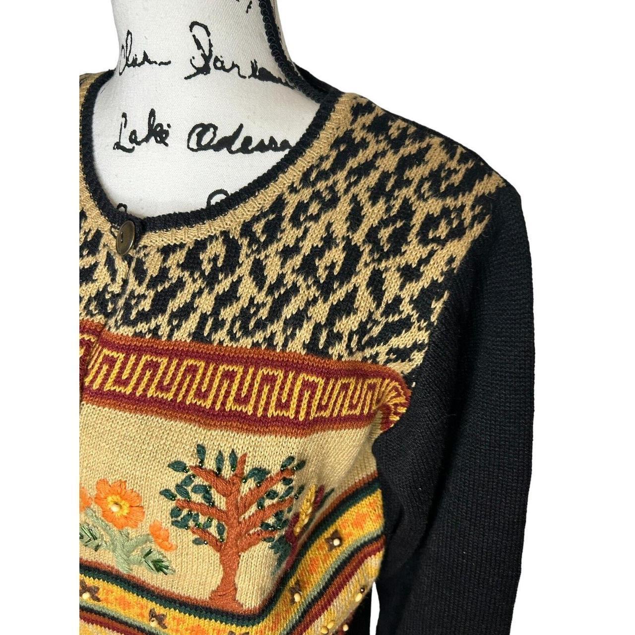 Source Unknown Women's Sweater - Multi - M – Vint… - image 2