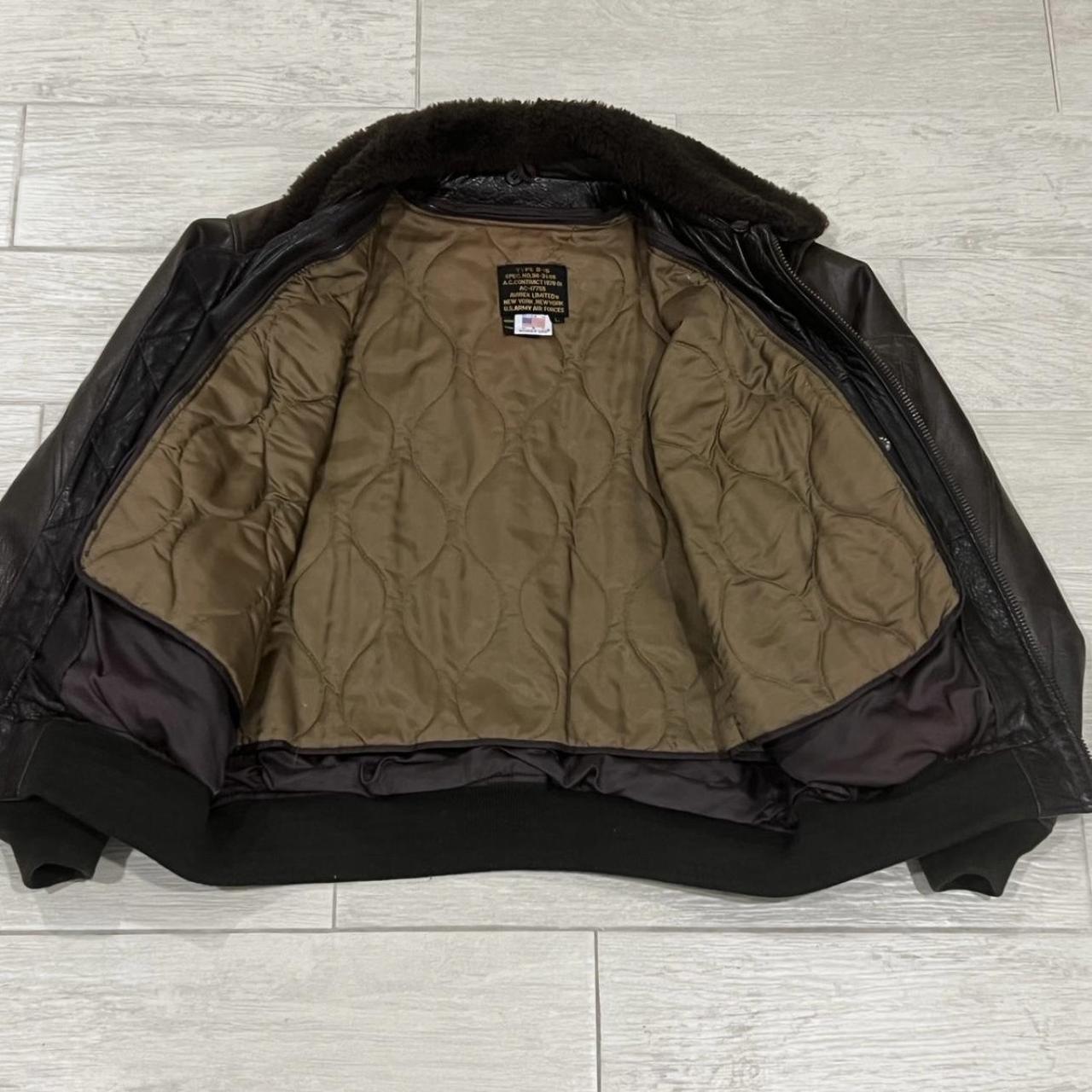 Vintage Avirex Type B-15 US Army Top Gun Leather | Depop