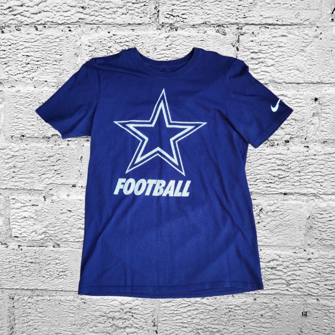 Nfl jersey tee t-shirt, dallas cowboys, navy, - Depop