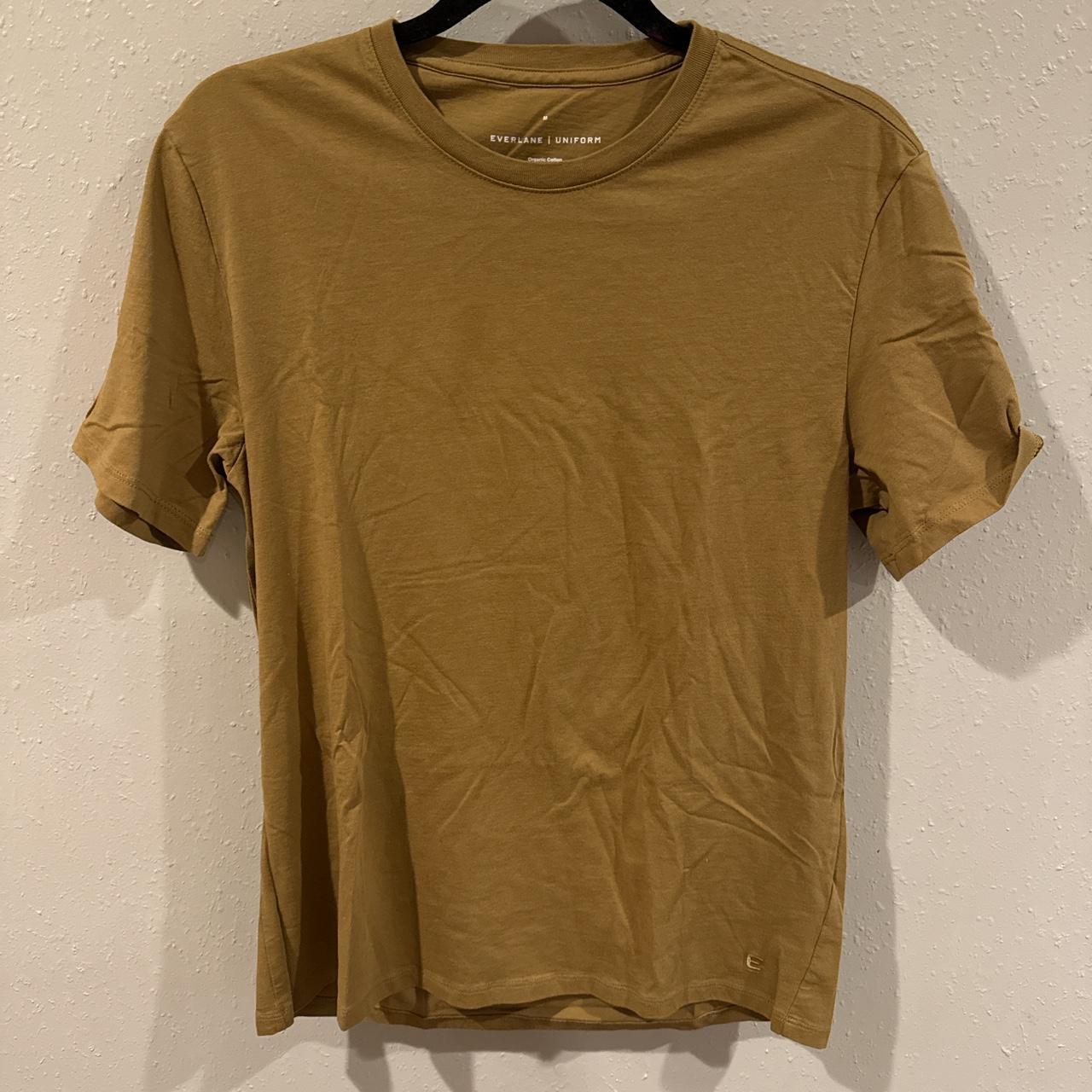 Everlane brand new brown uniform t-shirt, men’s size M - Depop