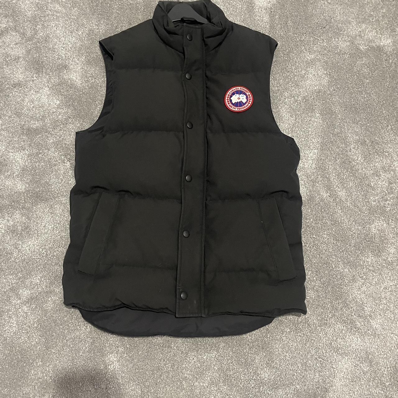 canada goose gilet- amazing condition, add snap for... - Depop