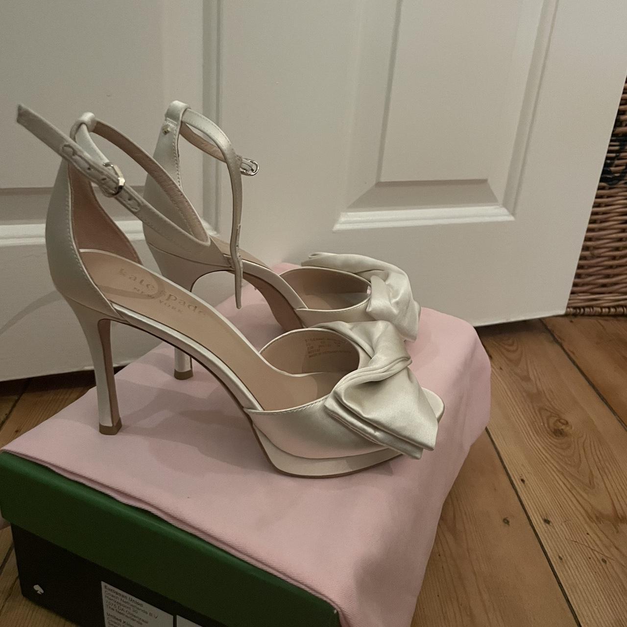 Kate spade discount bridal bow shoes