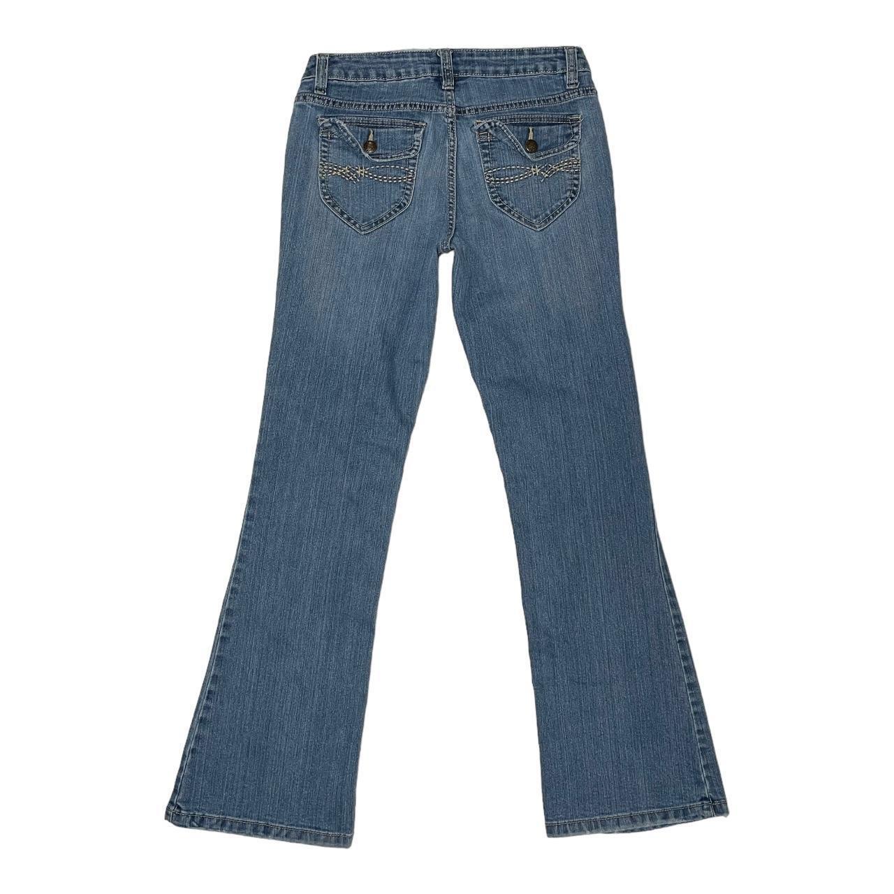 (repop) vintage squeeze jeans 2000s true y2k jeans... - Depop