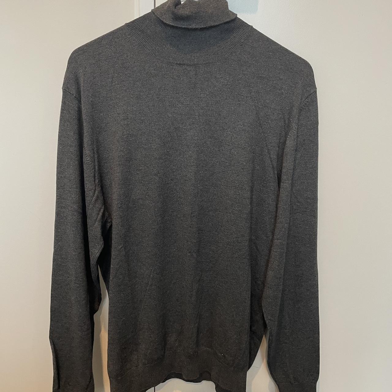 Zara Men’s Turtleneck Size Medium - Grey Colour -... - Depop