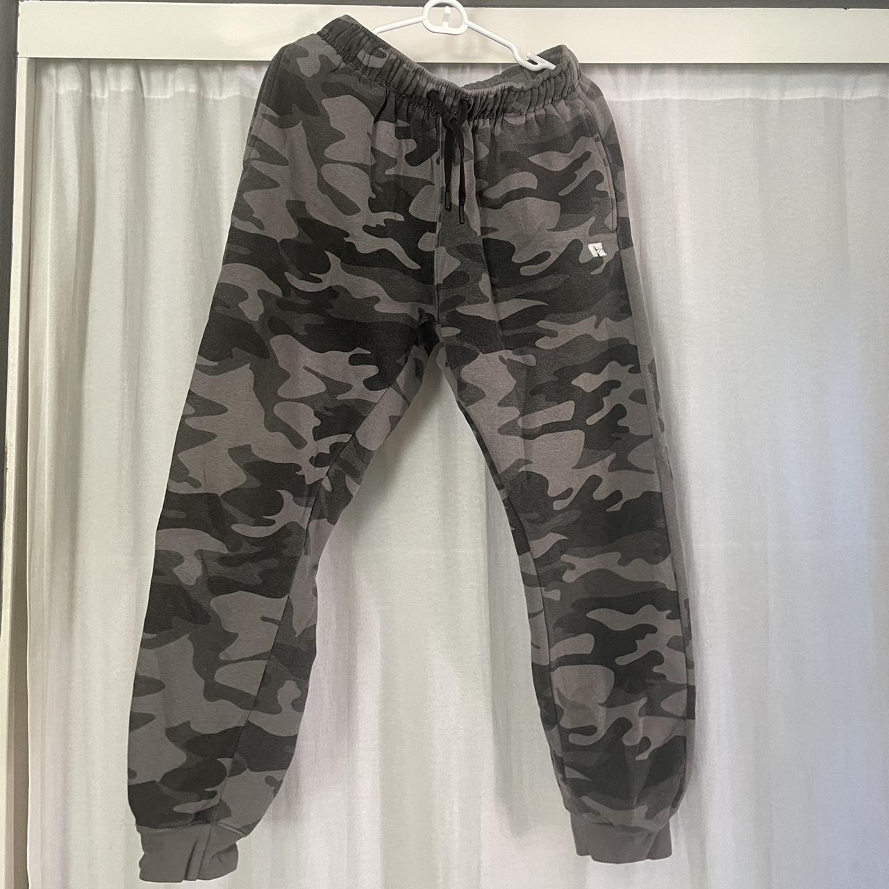 RUSSEL ATHLETIC CAMO PANTS SIZE L worn but still in... - Depop