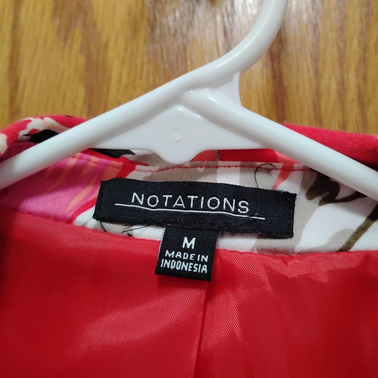 Notations Women's Jacket - Red/Multi - M – Notati… - image 5