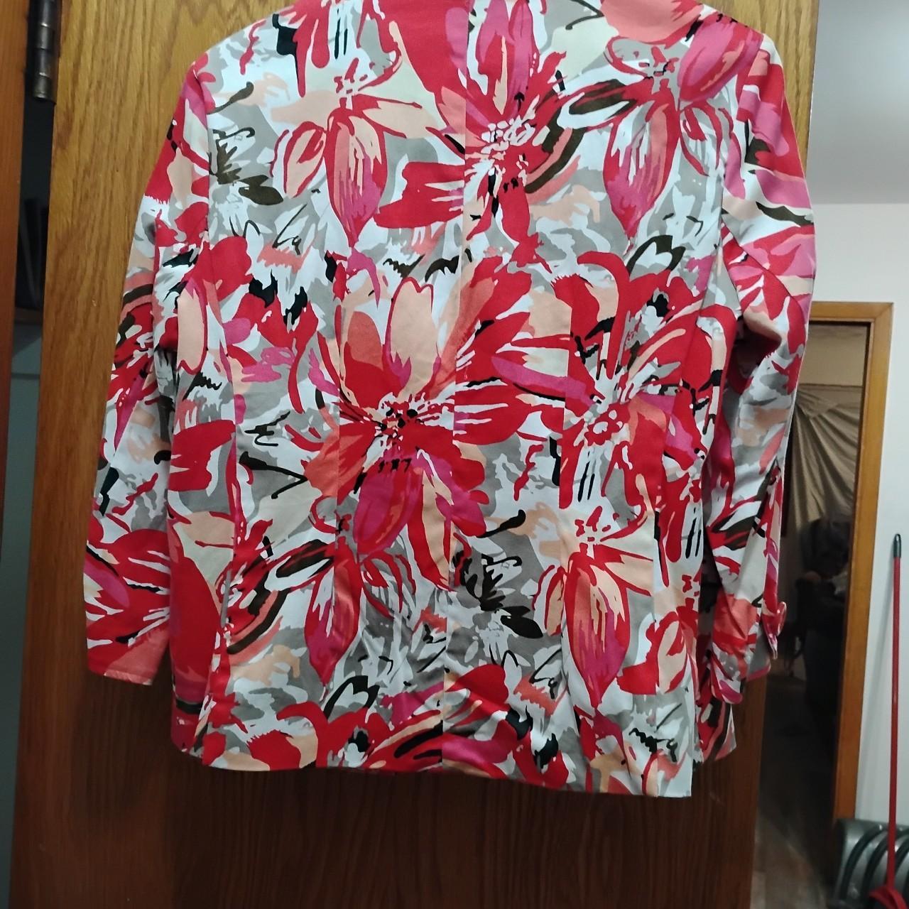 Notations Women's Jacket - Red/Multi - M – Notati… - image 2