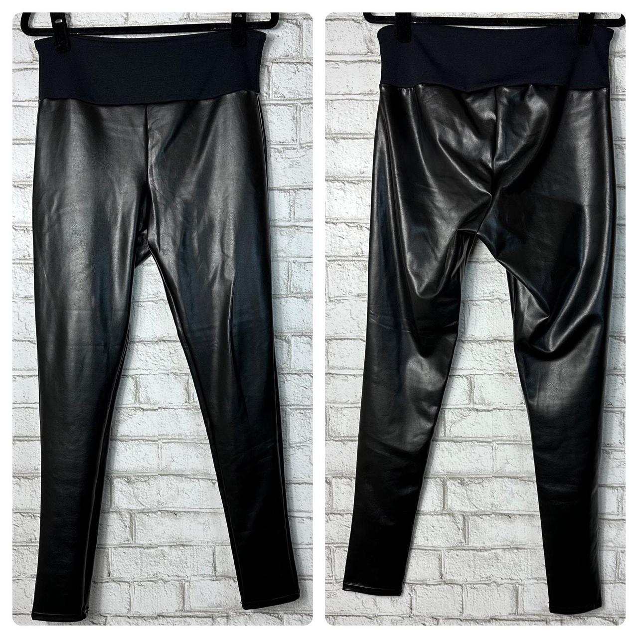 Assets by spanx faux leather leggings best sale