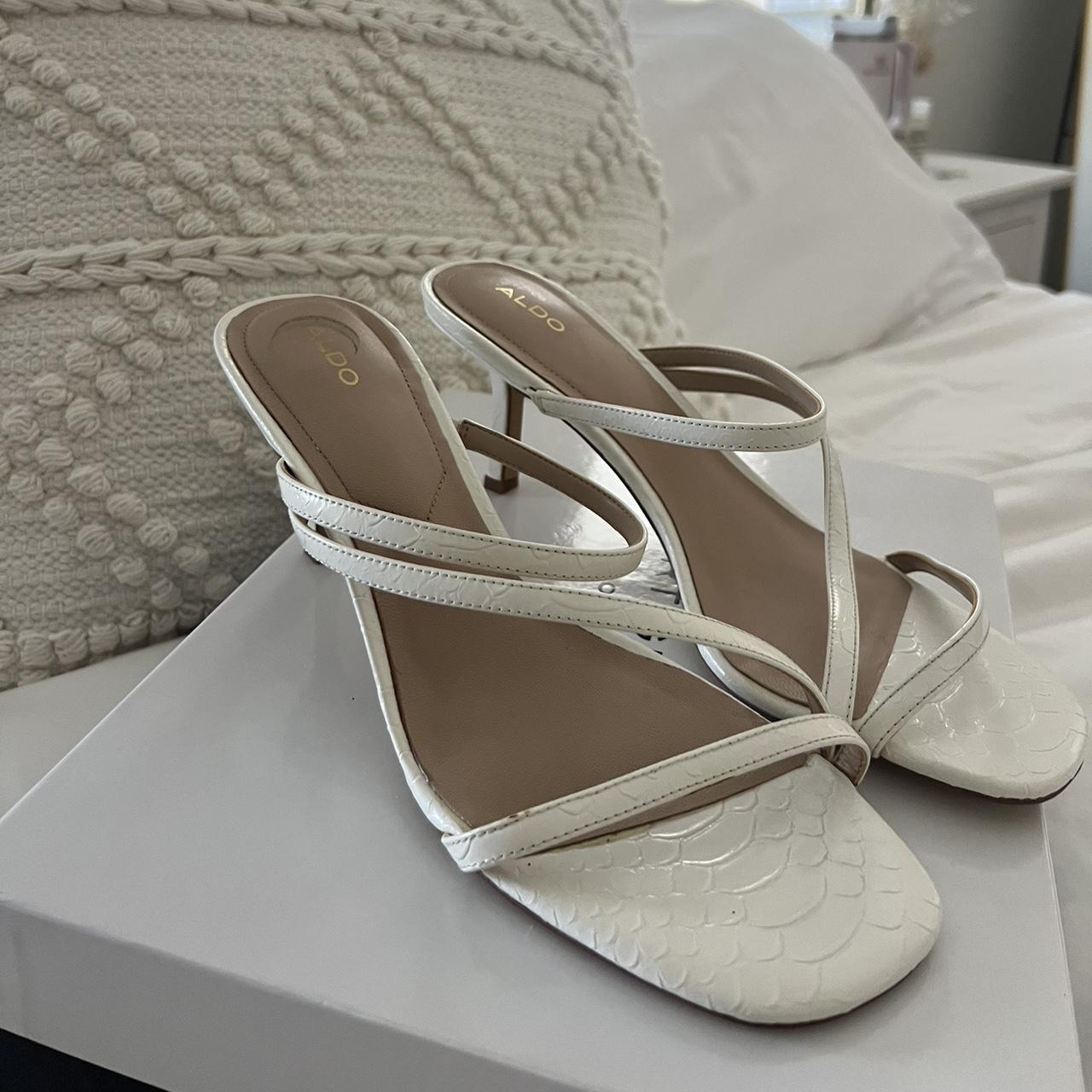 Brand New Aldo White Heels I Never Wore These The Depop 1230