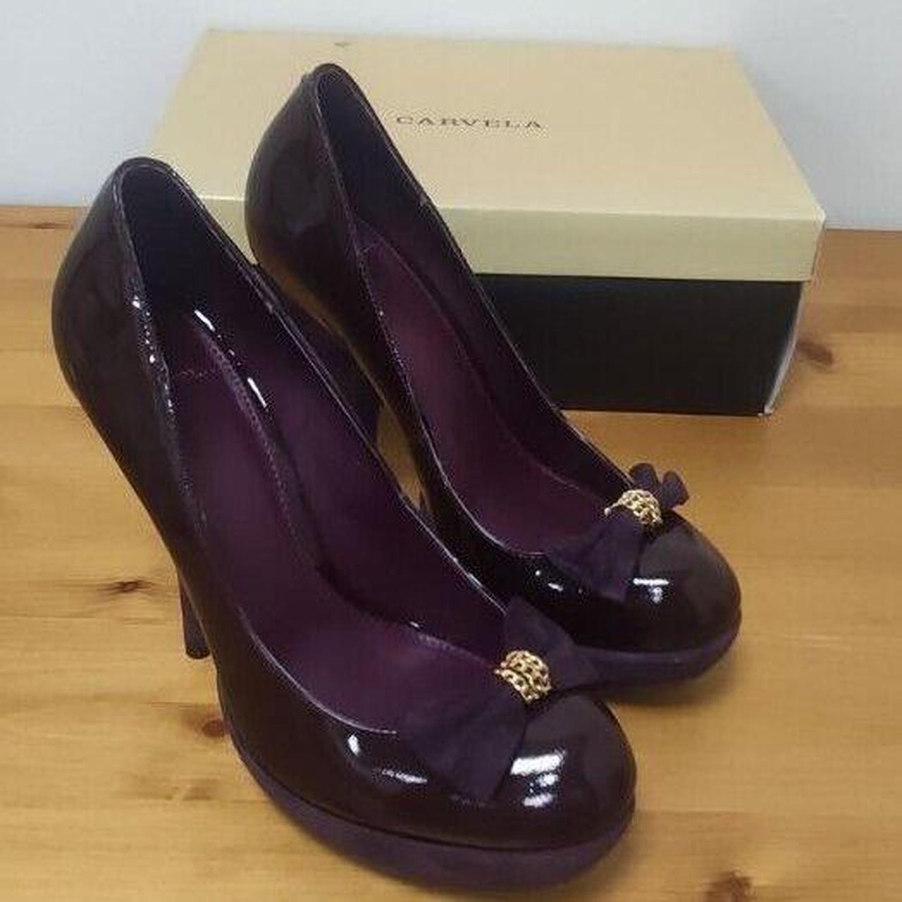carvela purple boots