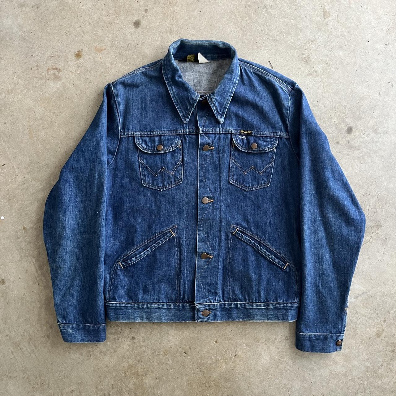 Wrangler Men's Blue Jacket | Depop